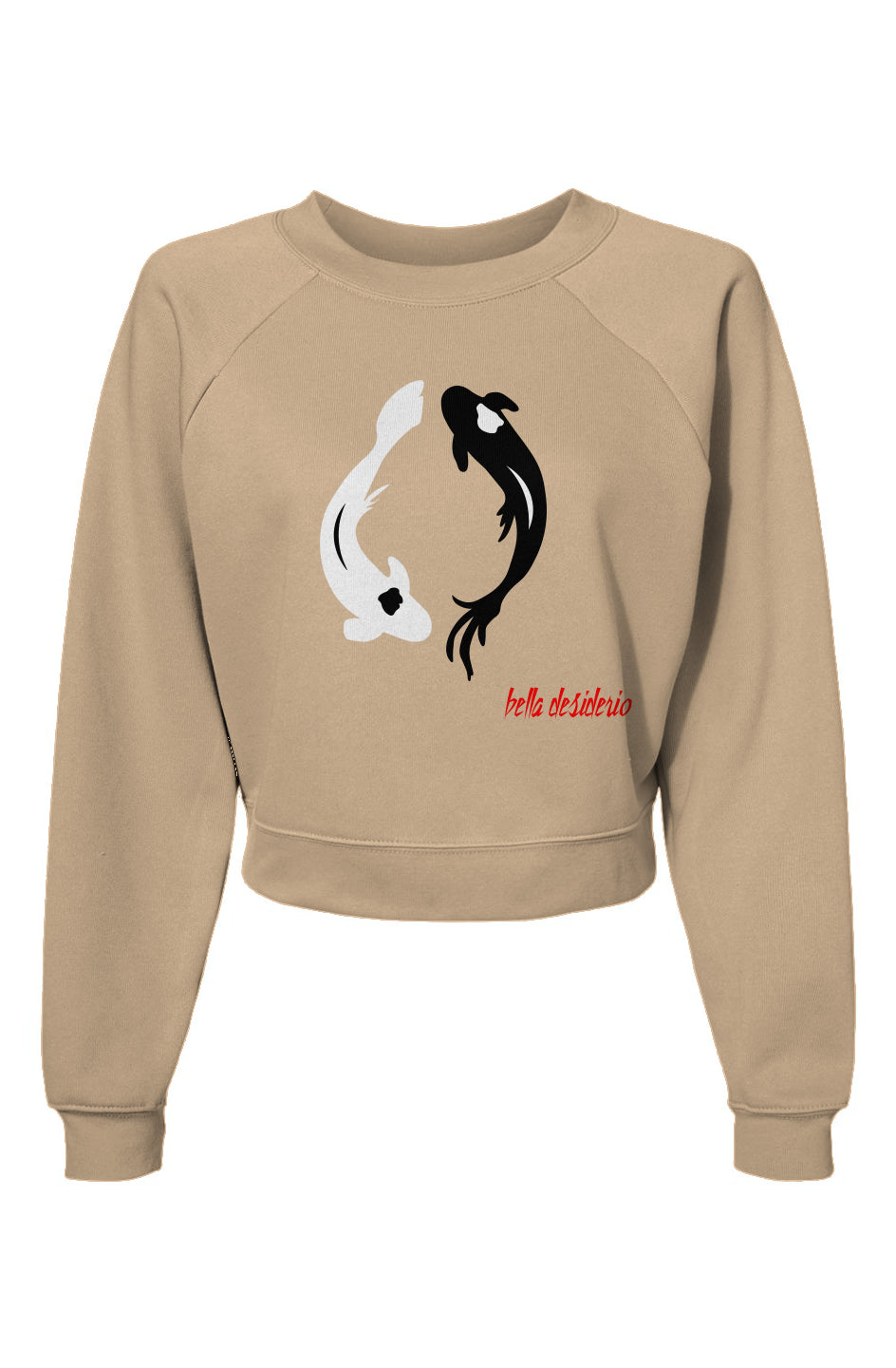 Womens Raglan Pullover Fleece Sweatshirt